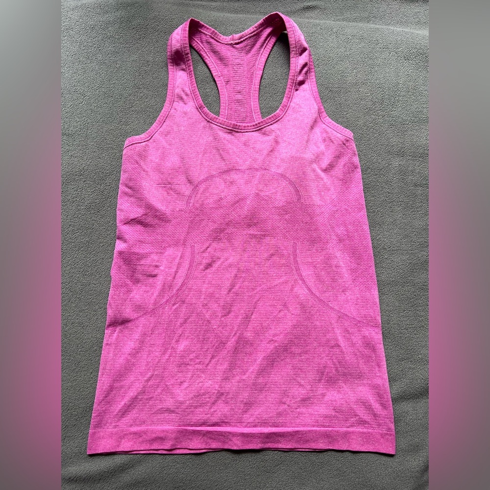 Lululemon Pink Running Tank Top